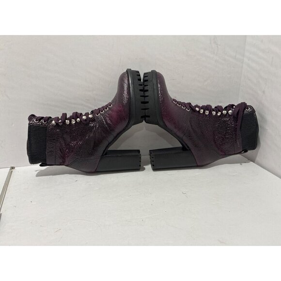 Vince Camuto boots women's  Ermania Leather laceup Platform Lug Sole size 6 - Picture 8 of 9